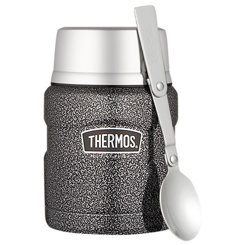 THERMOS Stainless King Vacuum Insulated Food Jar - Hammertone - 470 ml