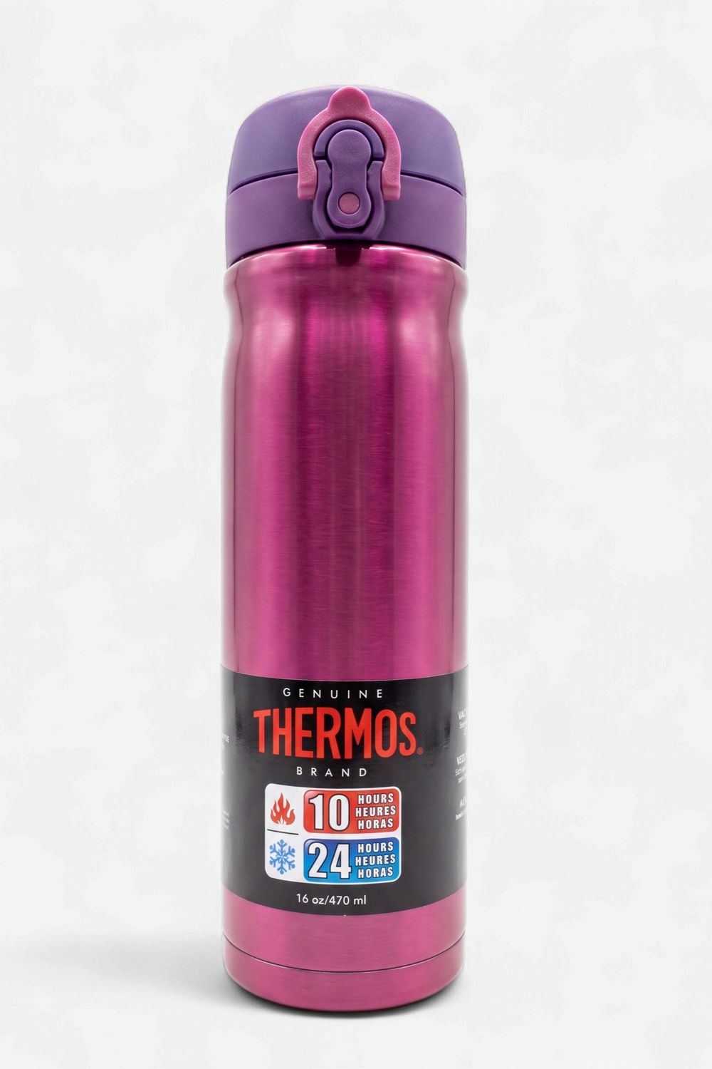 THERMOS Vacuum Insulated Commuter Bottle - Pink - 470 ml