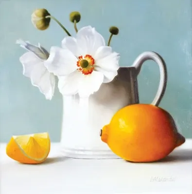 DRY RED PRESS Linda Alexander - Still Life With Anemones
