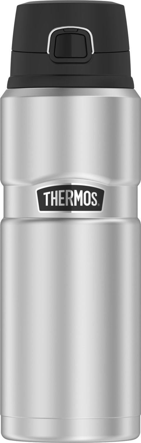 THERMOS Stainless King Vacuum Insulated Bottle with Flip Lid - SS - 710 ml