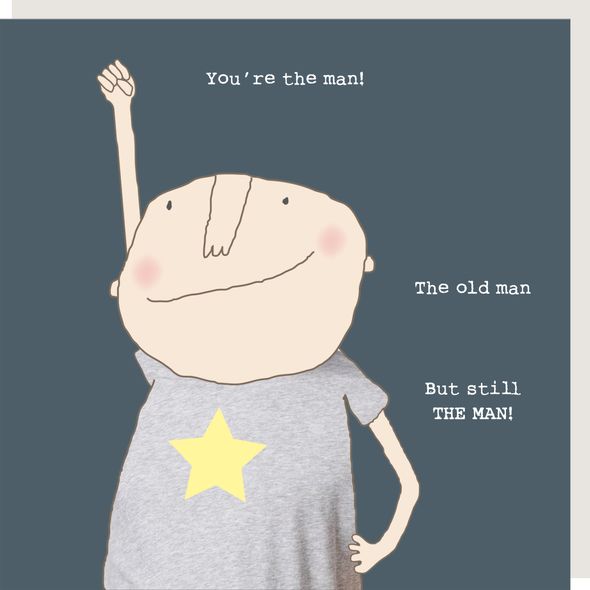 ROSIE MADE A THING The Man Birthday Card