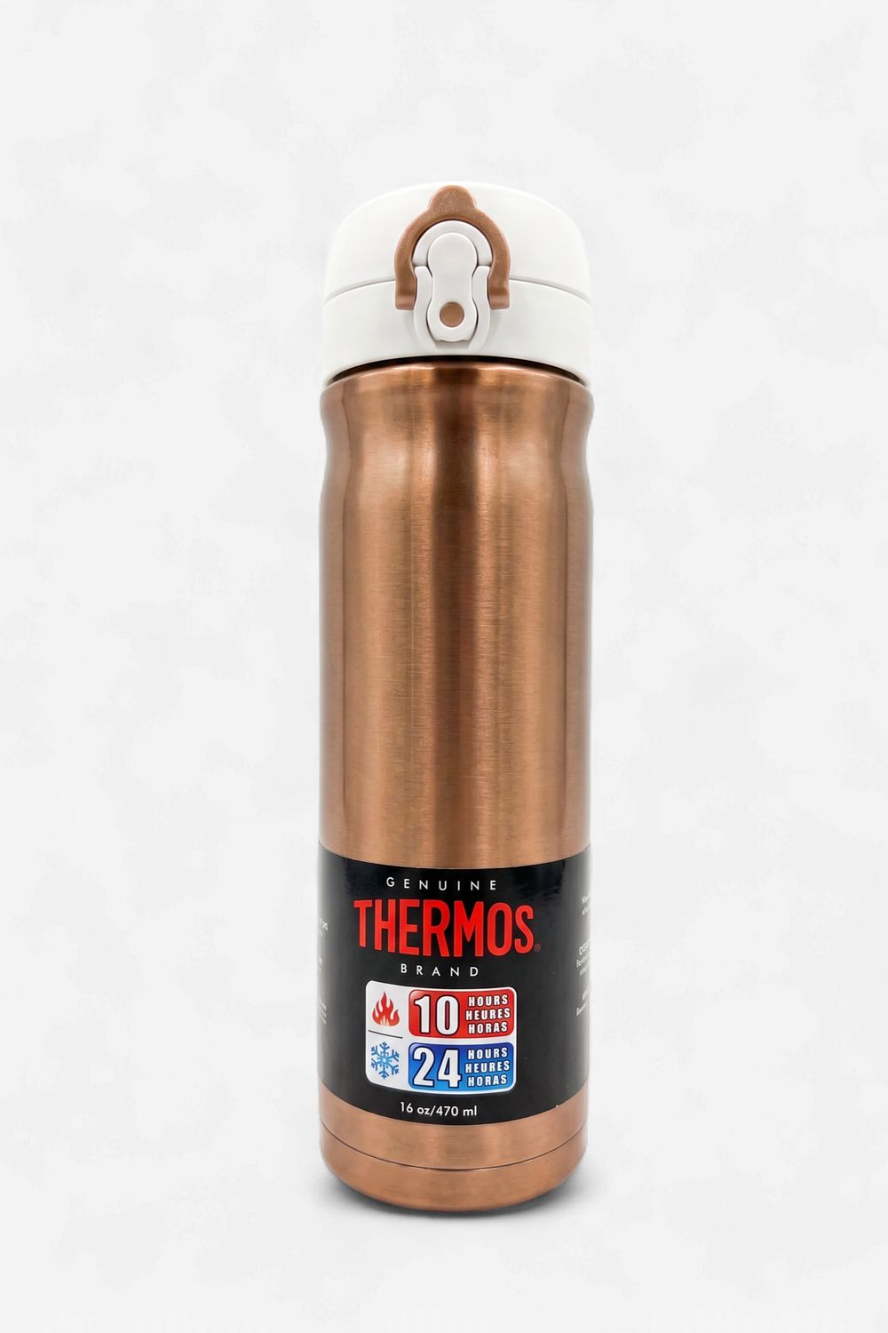 THERMOS Vacuum Insulated Commuter Bottle - Rose Gold - 470 ml