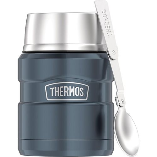 THERMOS Stainless King Vacuum Insulated Food Jar - Slate - 470 ml