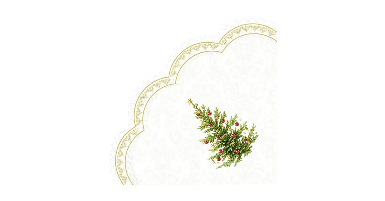 IDEAL HOME RANGE Classic Christmas Tree-Gold (Pkt12) - Round - DISC
