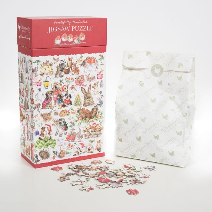 WRENDALE DESIGNS The Country Set Christmas Jigsaw Puzzle - 1000 Pieces