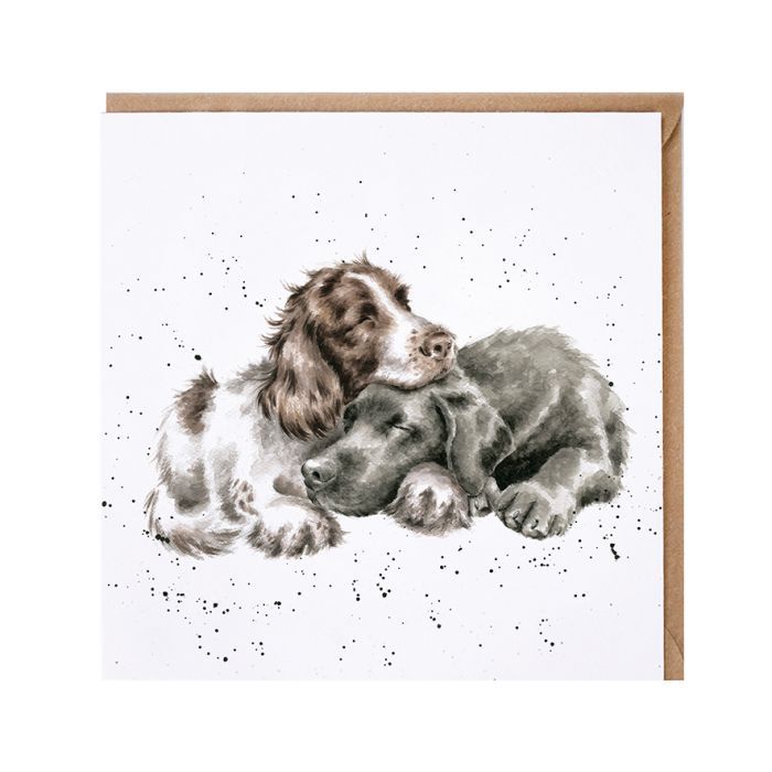WRENDALE DESIGNS Growing Old Together Dog Greeting Card
