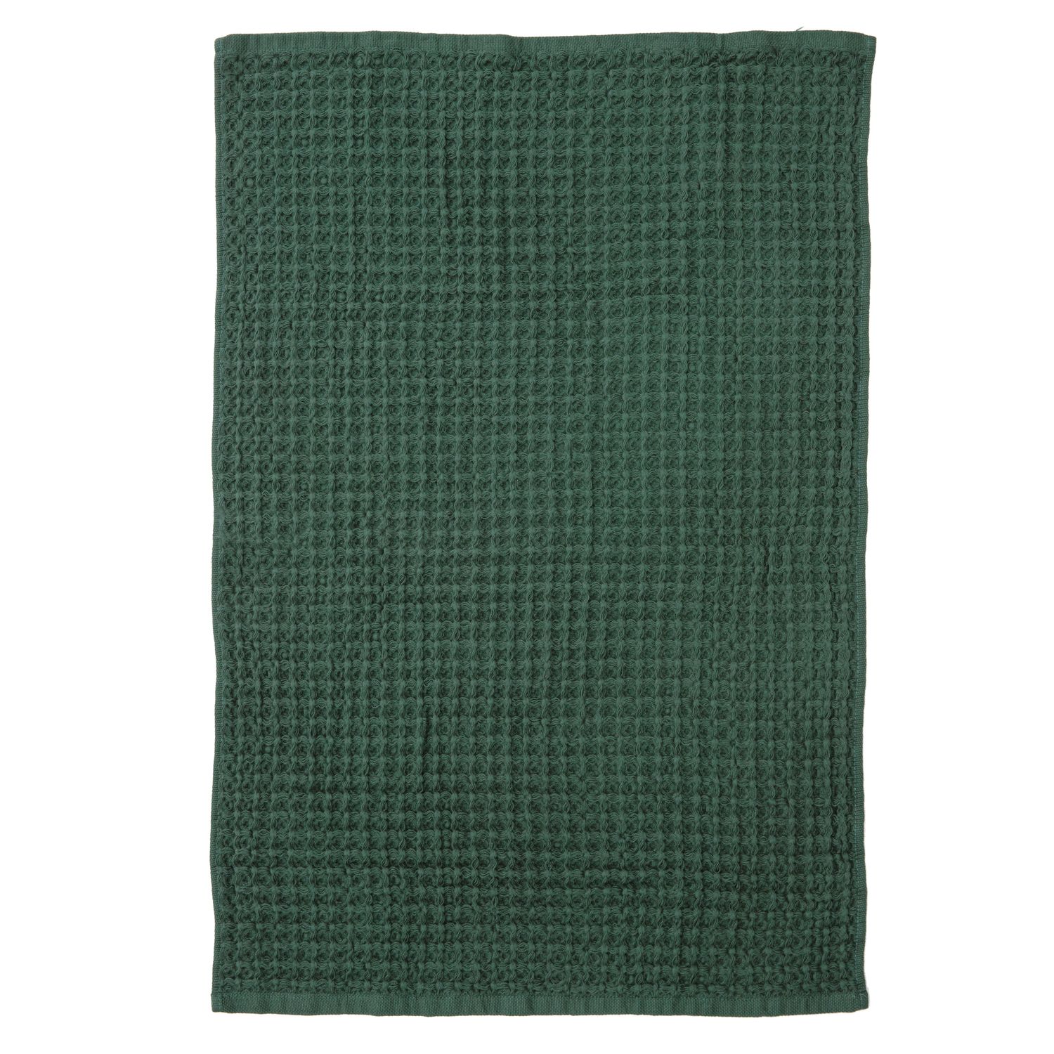 LADELLE Chunky Waffle 2pk Kitchen Towel - Olive