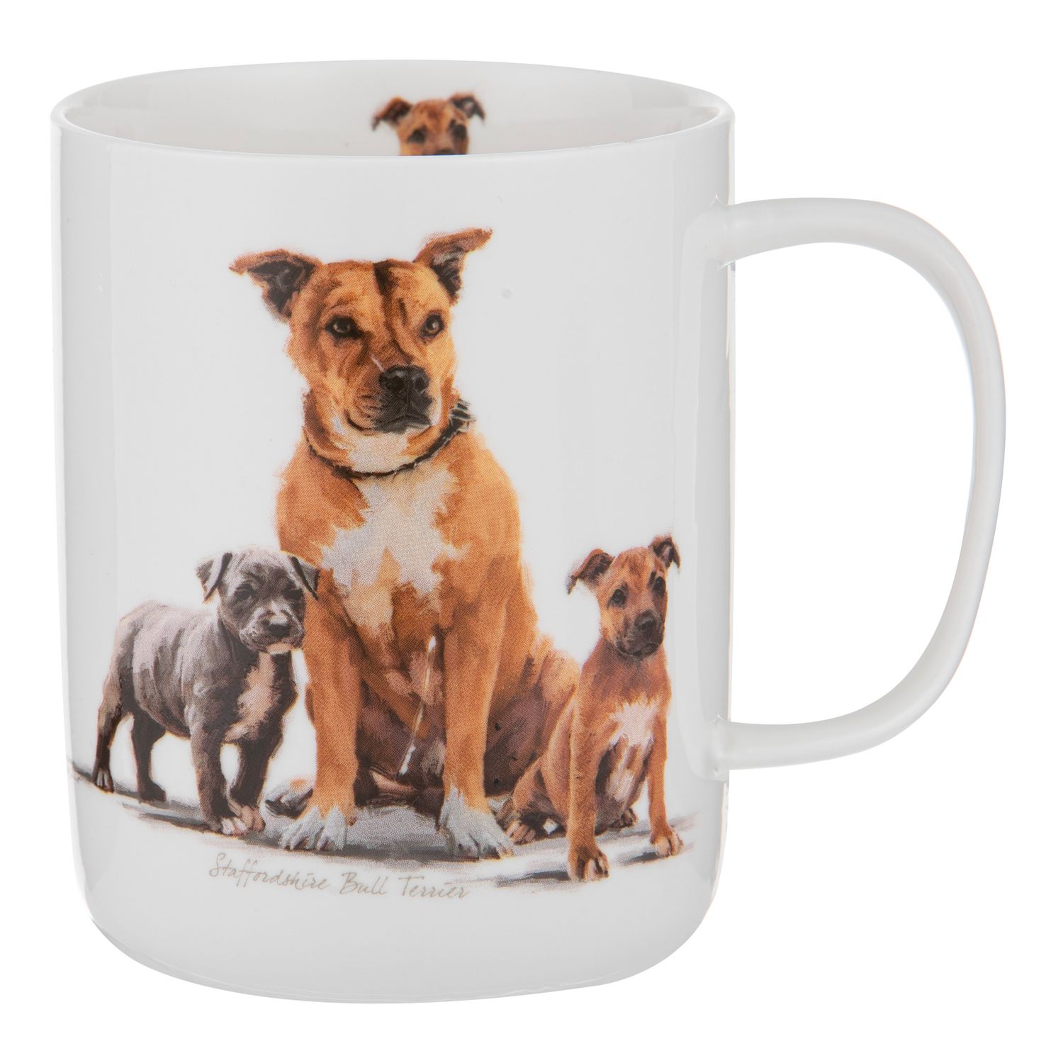 ASHDENE Puppy Love Mug - Staffy Terrier