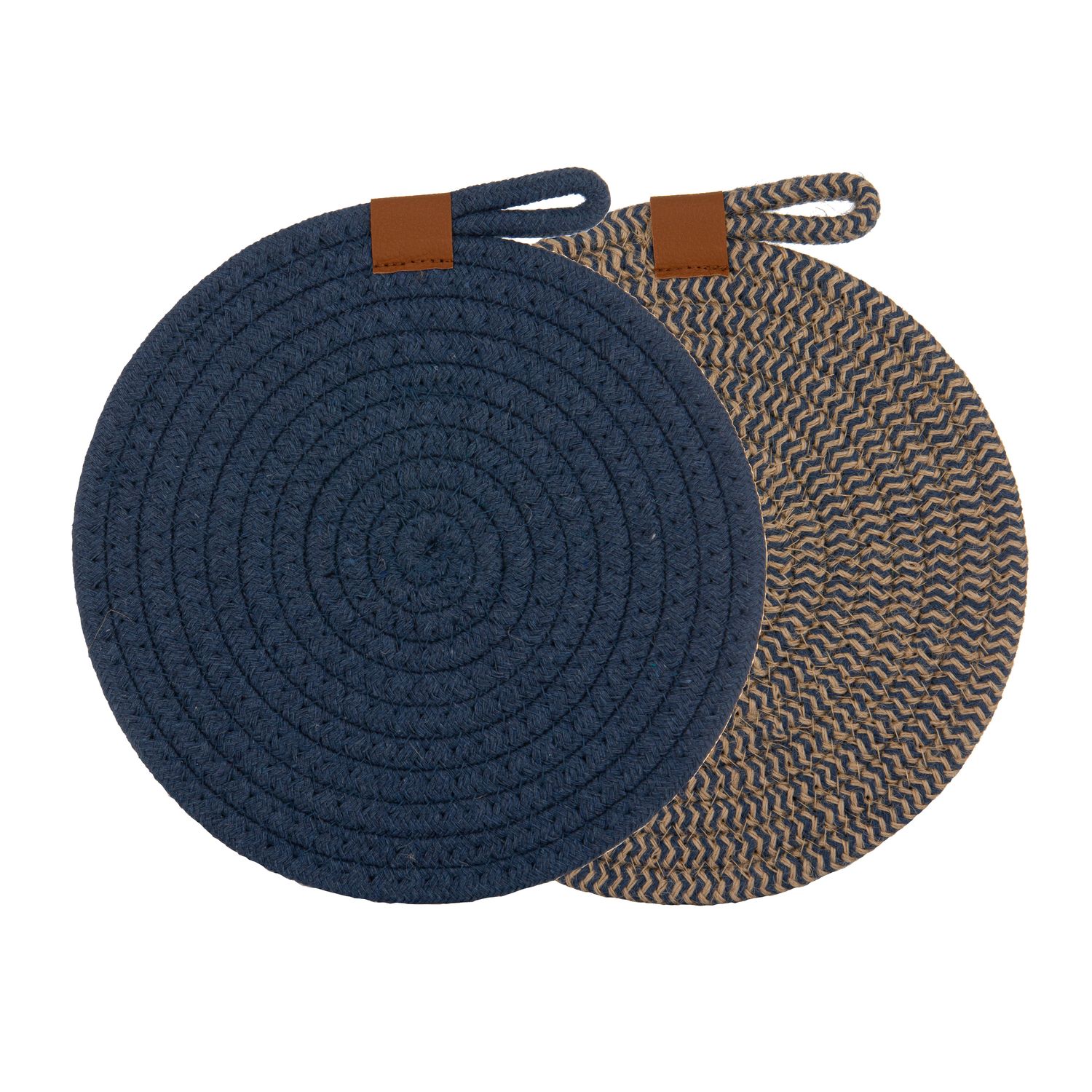 LADELLE Nash Set of 2 Trivets - Blue