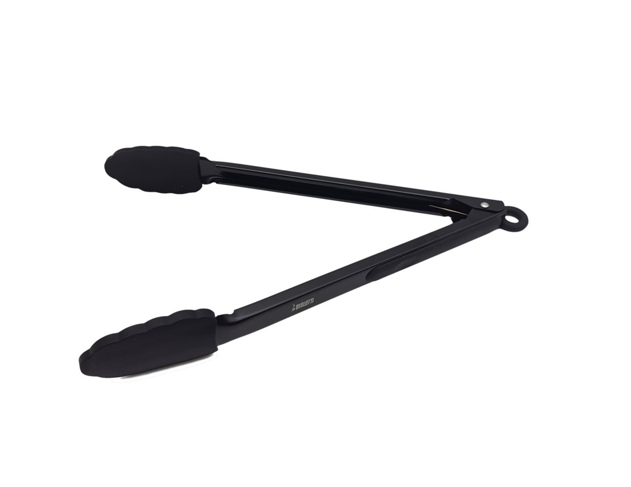 ST. CLARE Black Silicone &amp; Stainless Steel Tongs - 30cm