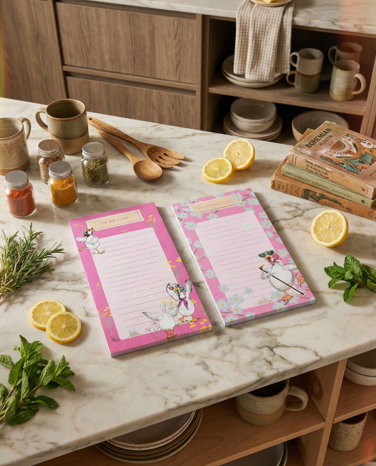 FANCY FARMHOUSE Magnetic List Pad - Purple To Do