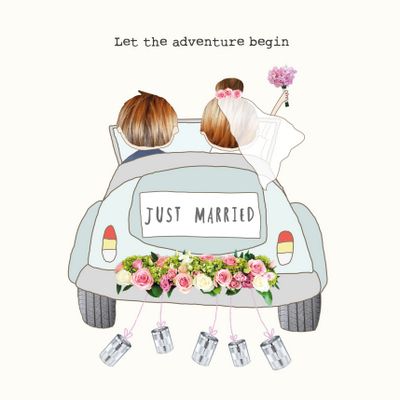 ROSIE MADE A THING Let the Adventure Begin Wedding Card
