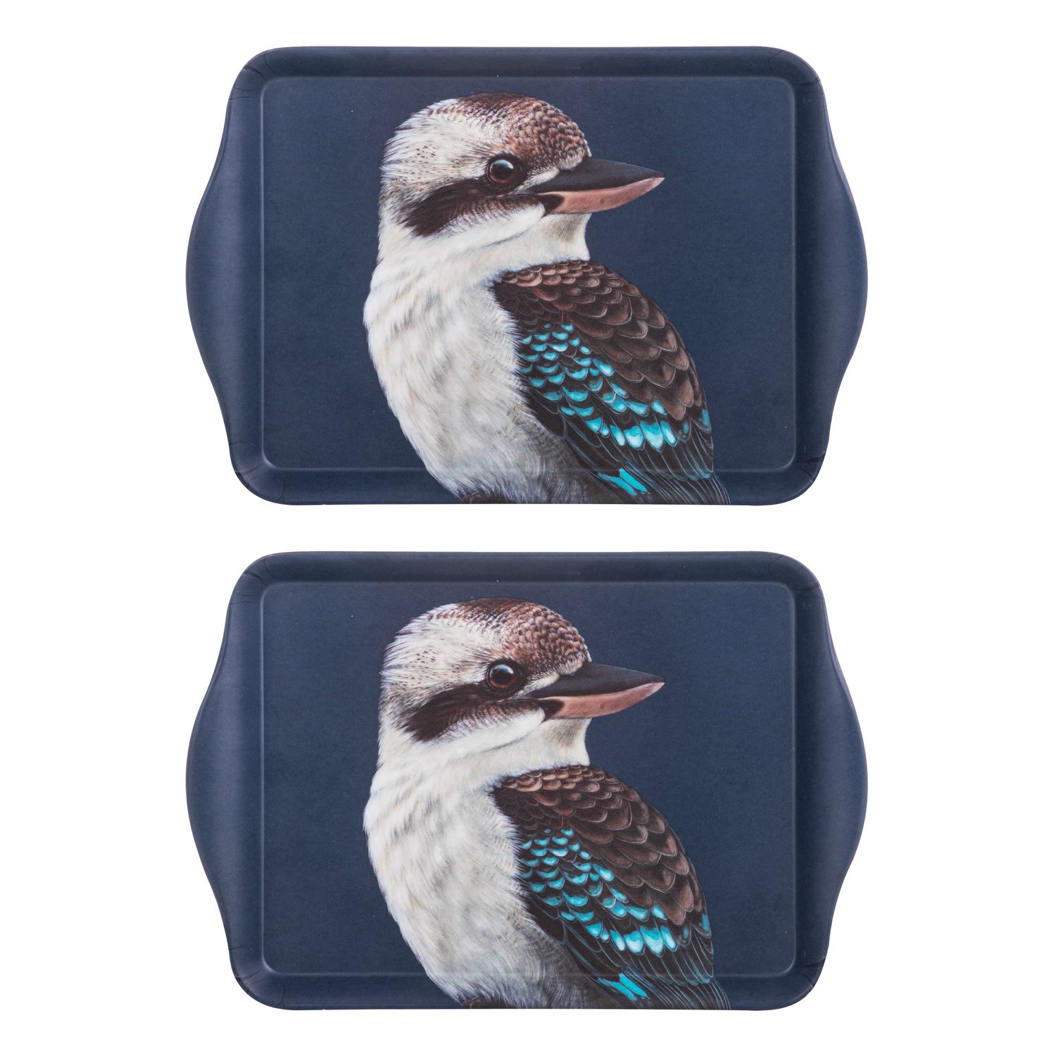 ASHDENE Modern Birds 2pk Scatter Tray - Kookaburra