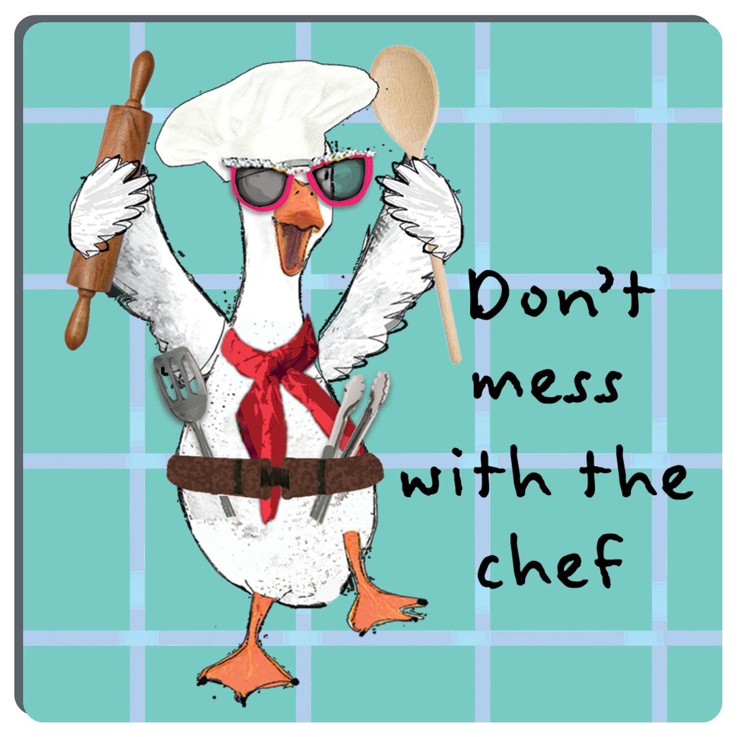 FANCY FARMHOUSE Magnet - Mess With The Chef