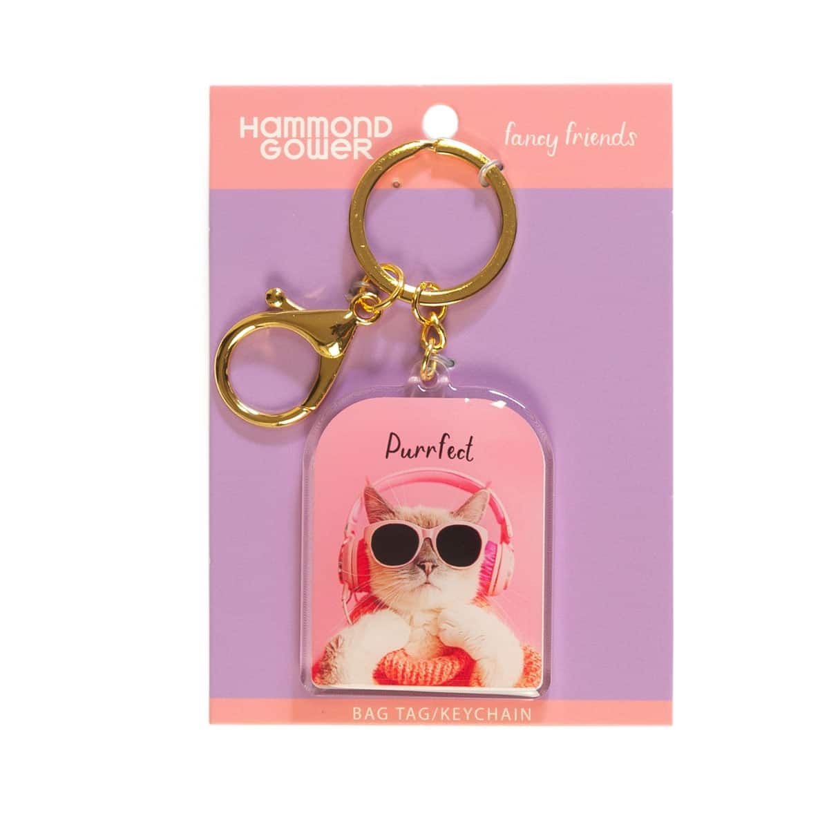 HAMMOND GOWER Keyring - Purrfect