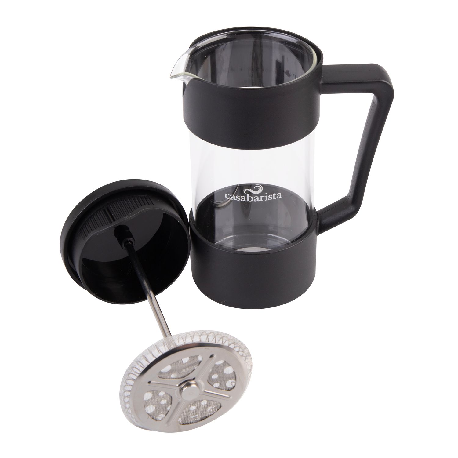 CASABARISTA Oslo Accent Coffee Plunger - Black - 3 Cup/350ml