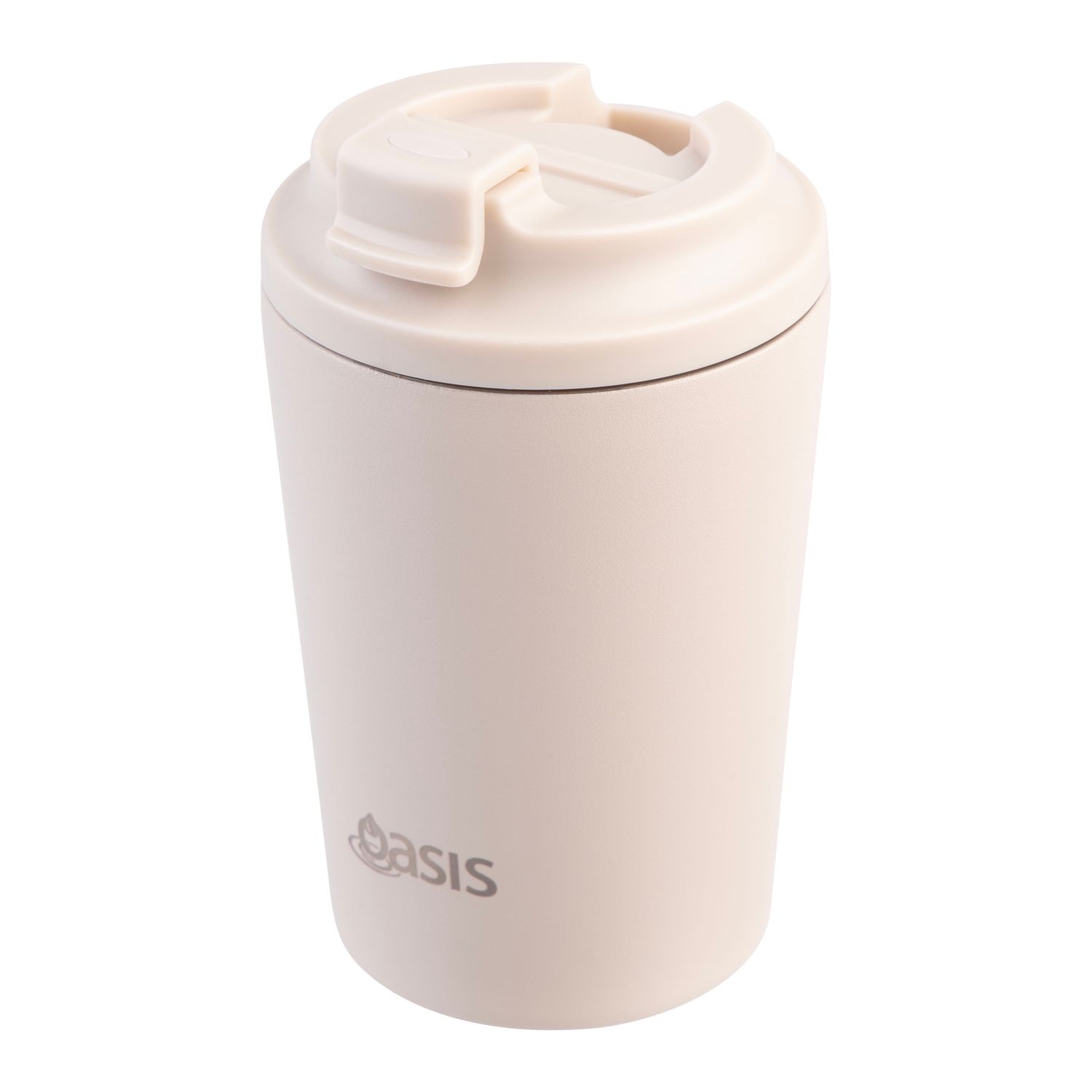 OASIS Ceramic Lined Stainless Steel D/Wall Ins. Coffee Cup - Oat