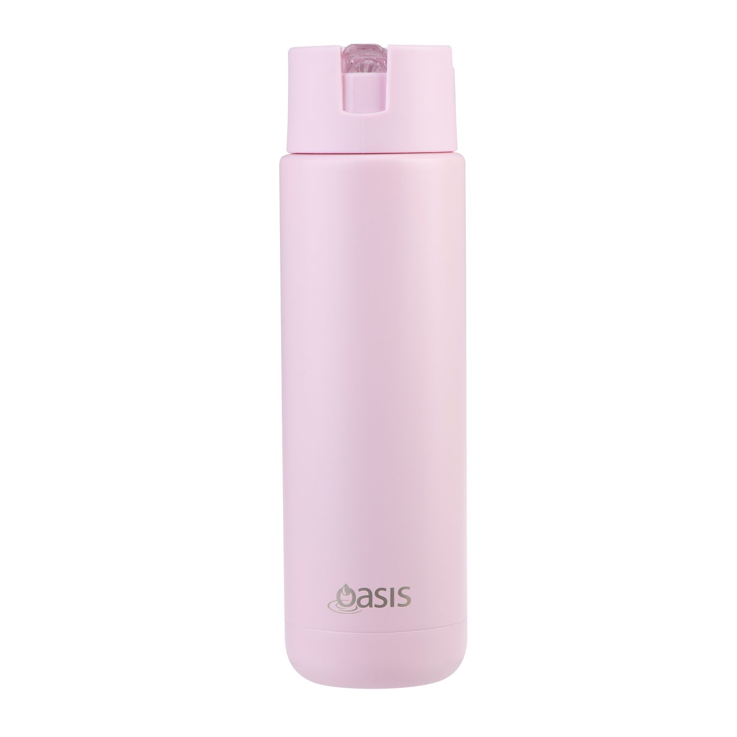 OASIS Ceramic Lined Stainless Steel Triple Wall Insulated Drink Bottle - 700ml - Pink Lemonade