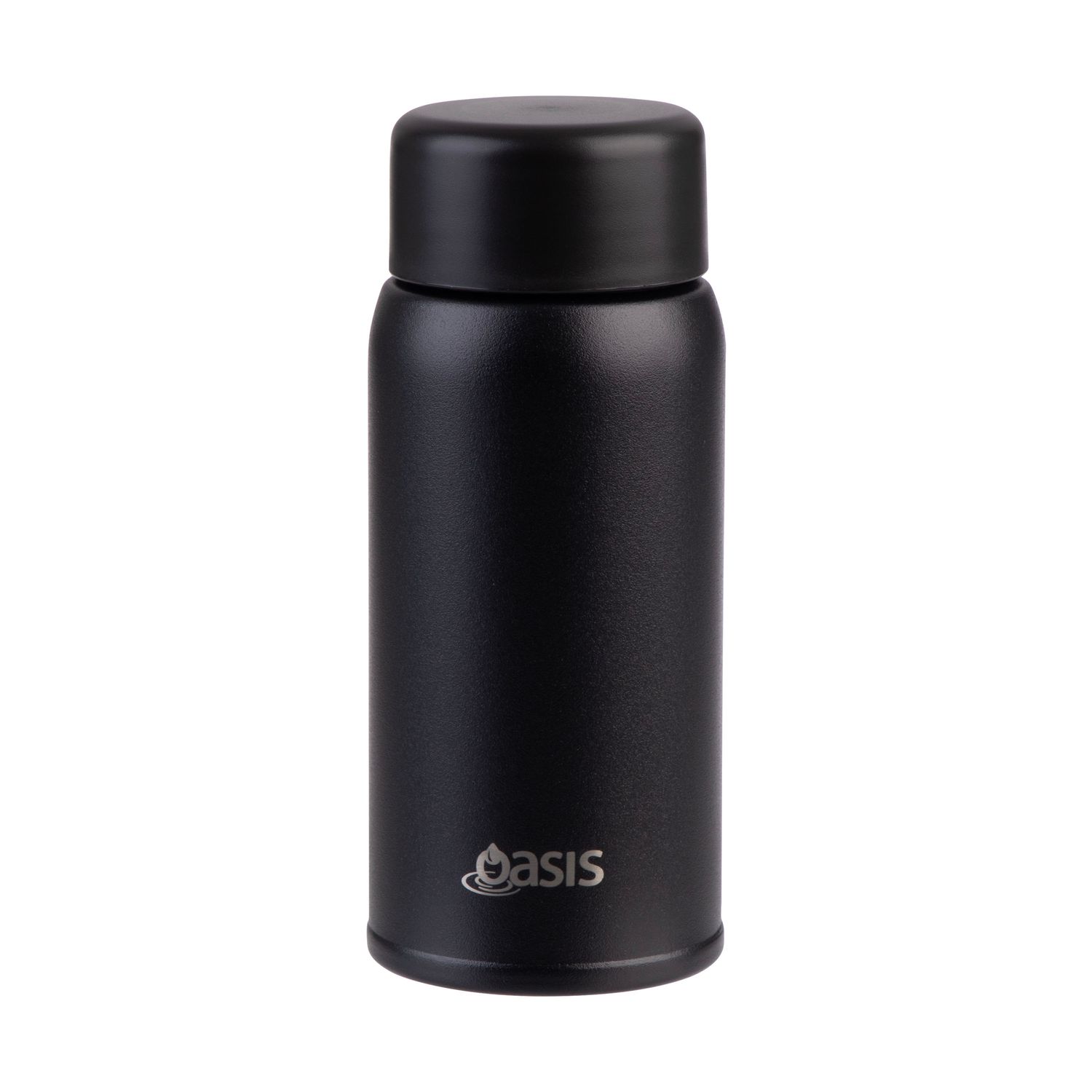 OASIS Stainless Steel Double Wall Ins. "Mini Mini" Drink Bottle - 150ml (Black)