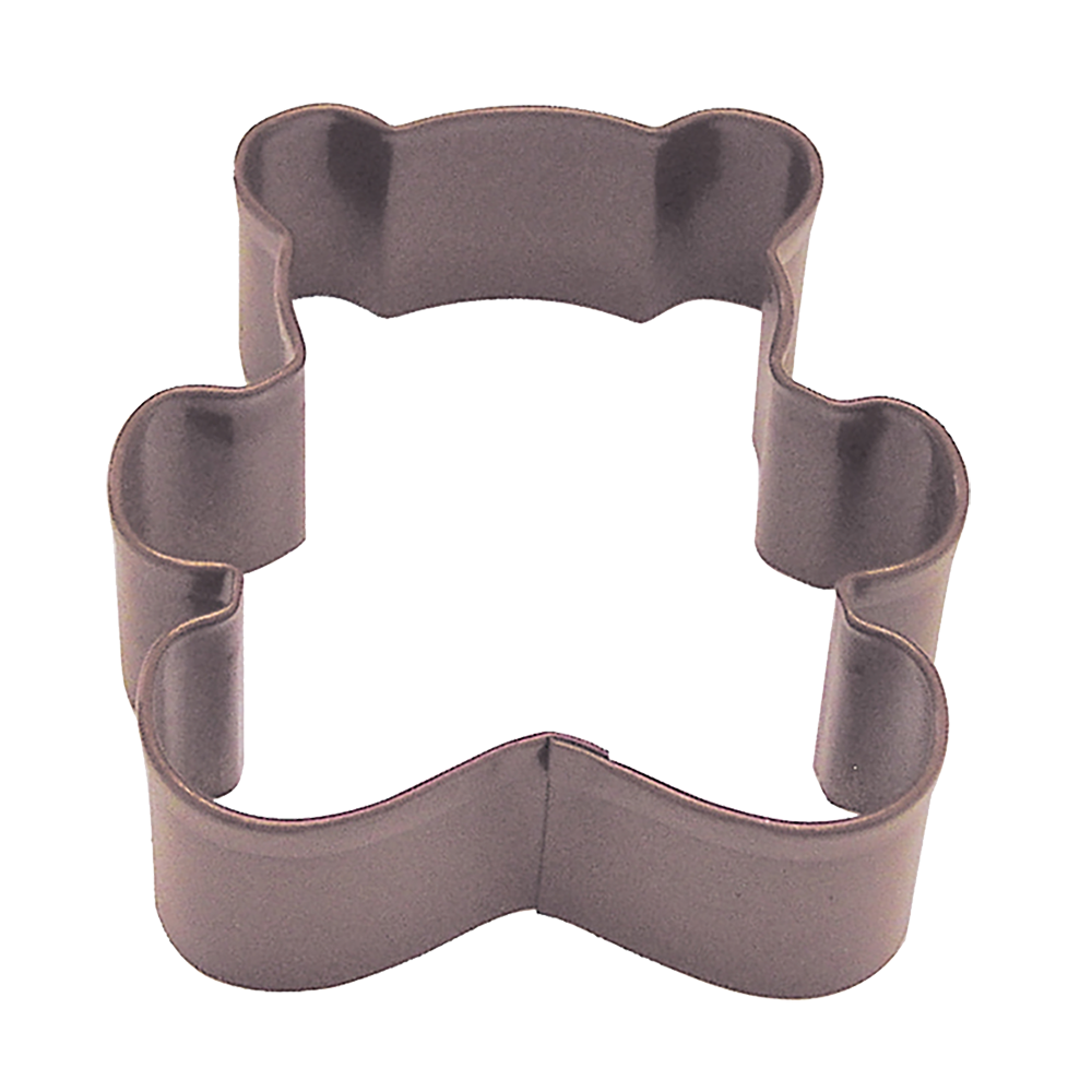R&amp;M Cookie Cutters - Teddy Bear - Brown 8cm