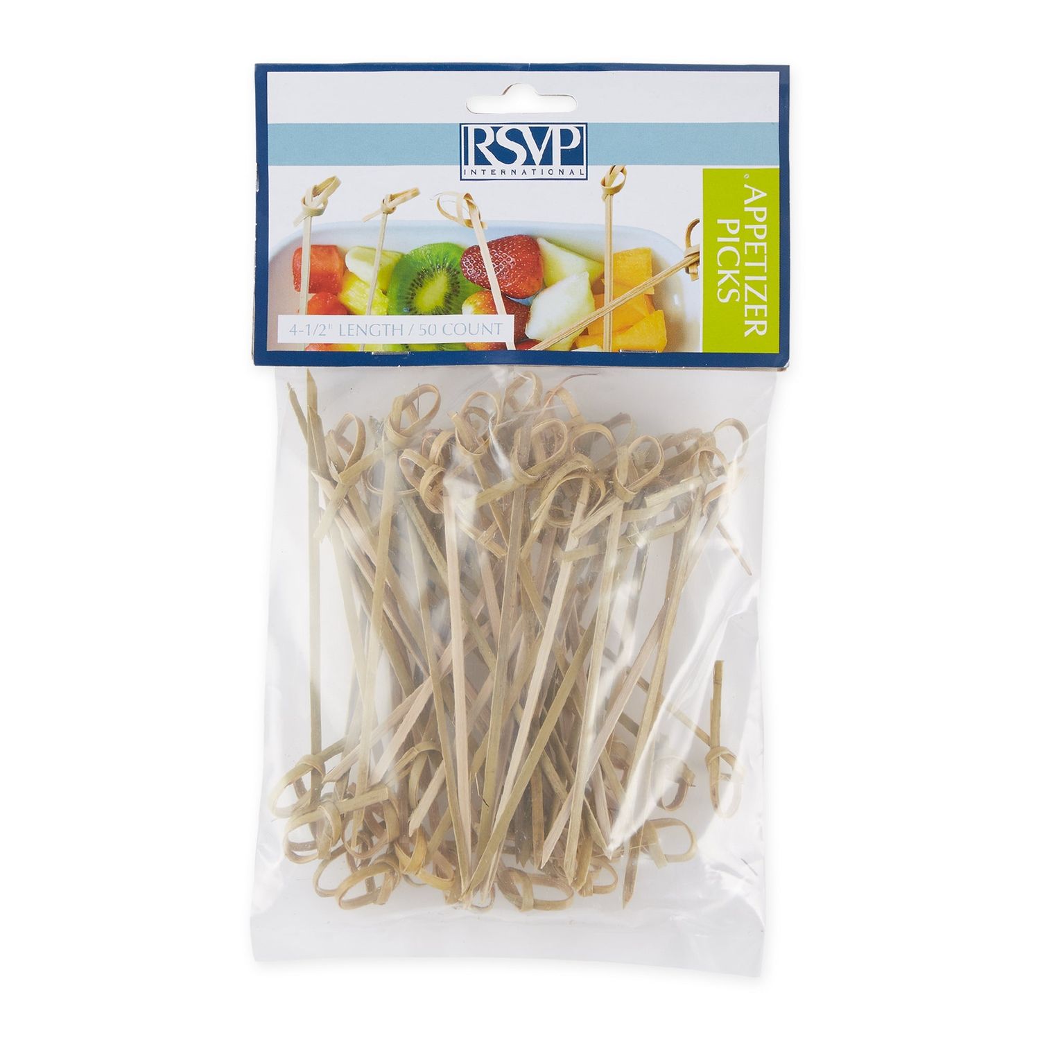 RSVP INTERNATIONAL Knotted Picks (Bamboo) - 10cm