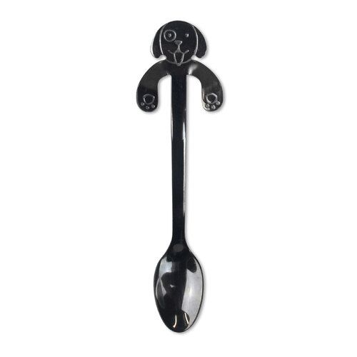TAMBORIL Hanging Cup Dog Spoon - Dog Black