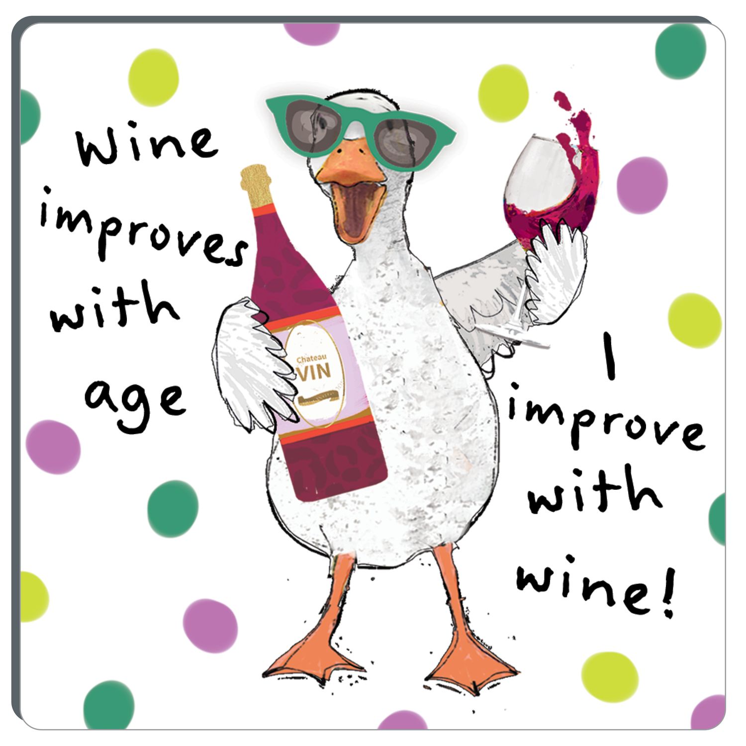 FANCY FARMHOUSE Magnet - Age Like Wine