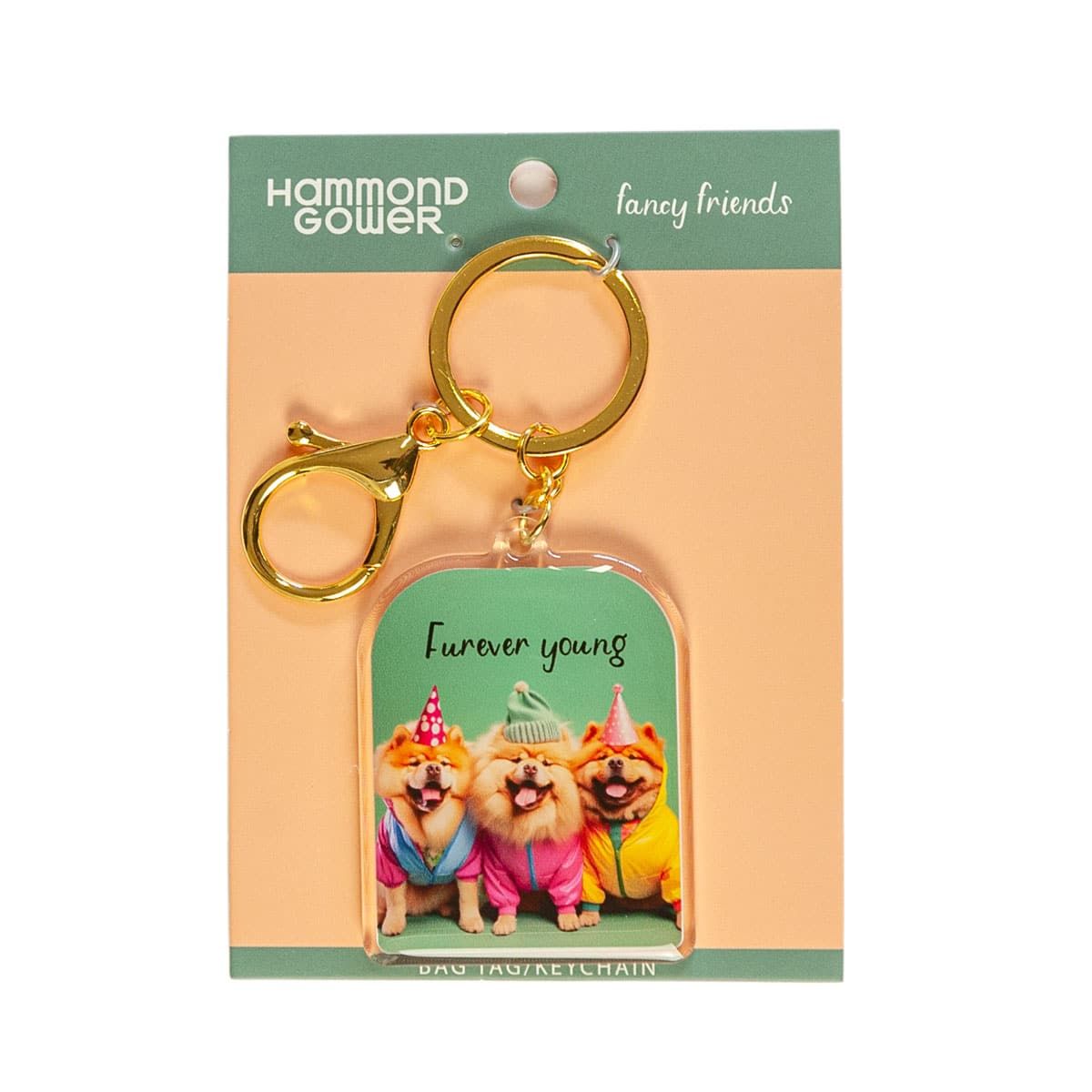 HAMMOND GOWER Keyring - Furever Young