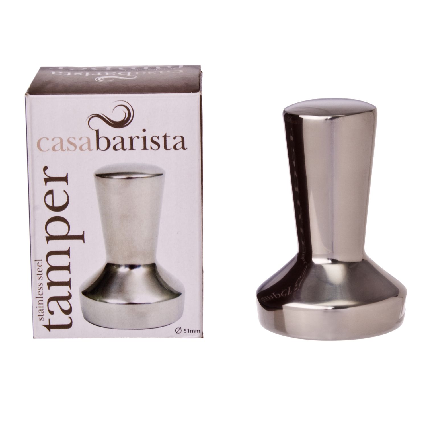 CASABARISTA Stainless Steel Coffee Tamper 51mm Diameter