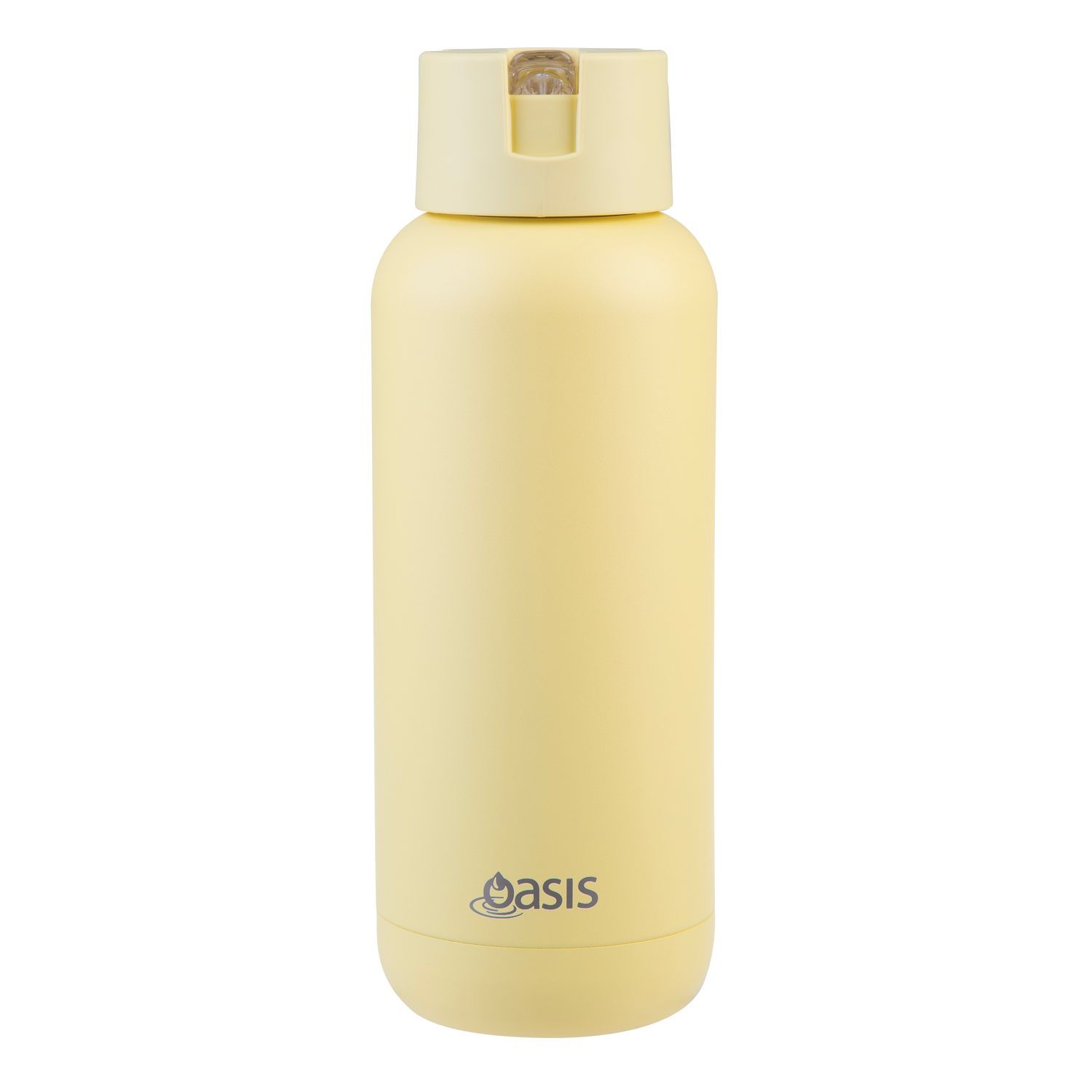 OASIS Ceramic Lined Stainless Steel Triple Wall Insulated Drink Bottle - 1Lt - Daffodil