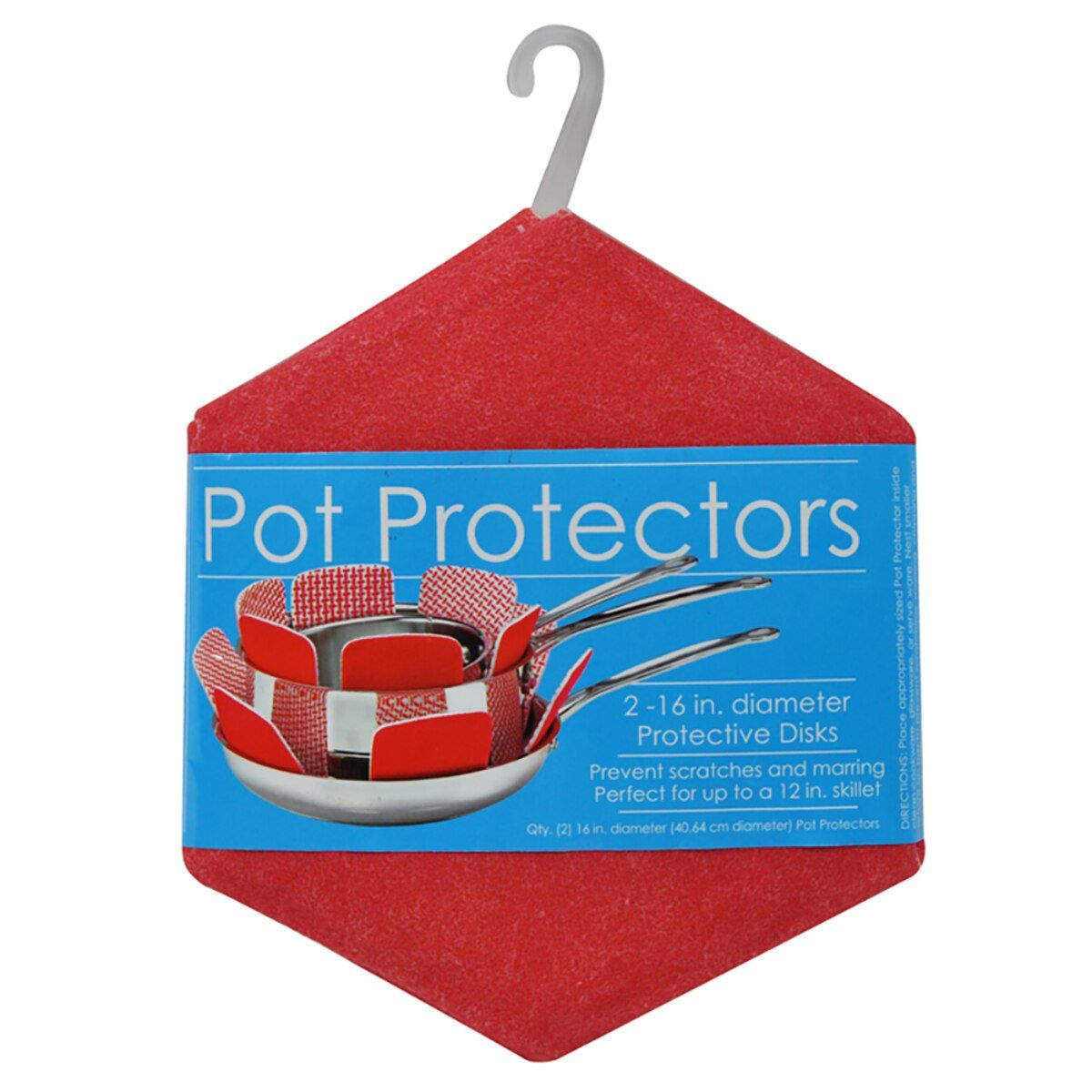 G&amp;S Pot Protectors (Pk2) 40cm - Red
