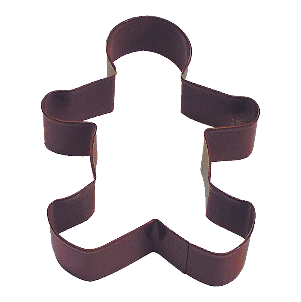 R&amp;M Cookie Cutters - Gingerbread Boy - Brown 12cm