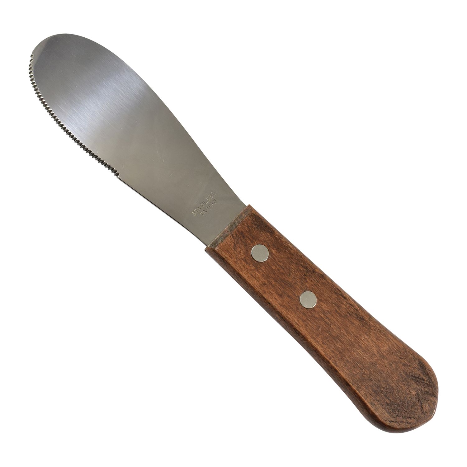 R&amp;M Stainless Steel Sandwich Spreader with Wood Handle