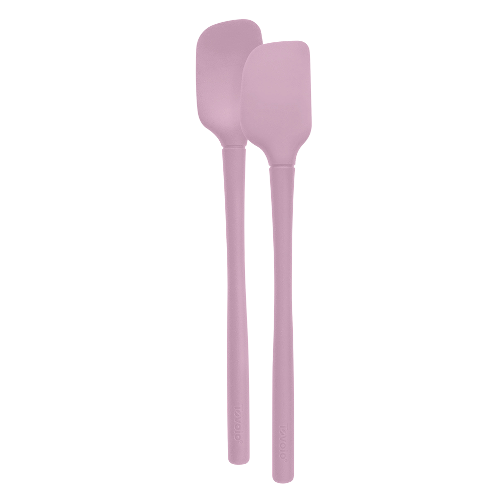 TOVOLO Flex - Core All Silicone Set 2 Mini Spatula/Spoonula - Pink Sorbet