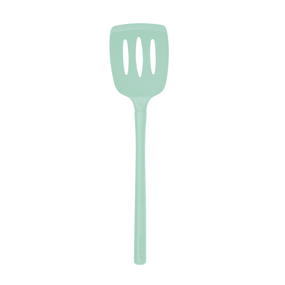 TOVOLO 'Flex - Core' All Silicone Slotted Turner - Light Aqua