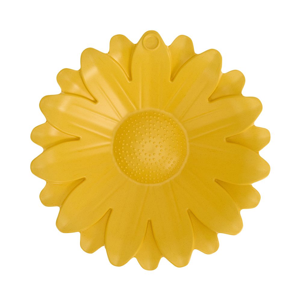 ANNABEL TRENDS Bamboo Bird Bath Sunflower - Yellow