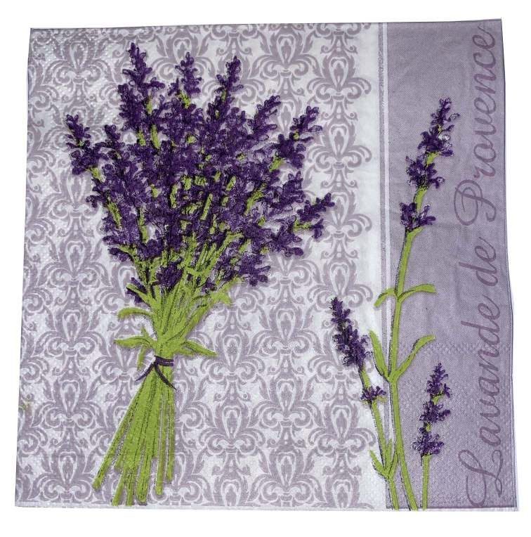 BANKSIA ROSE HOME Lavender Bouquet Napkins 20 Pack