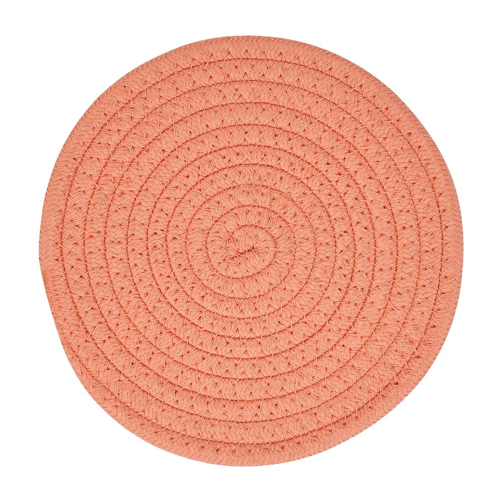 ANNABEL TRENDS Rope Trivet - Coral Large