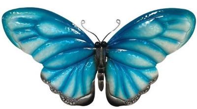 BW IMPORTS Blue Morpho Butterfly Wall Art - 475x30x255MM