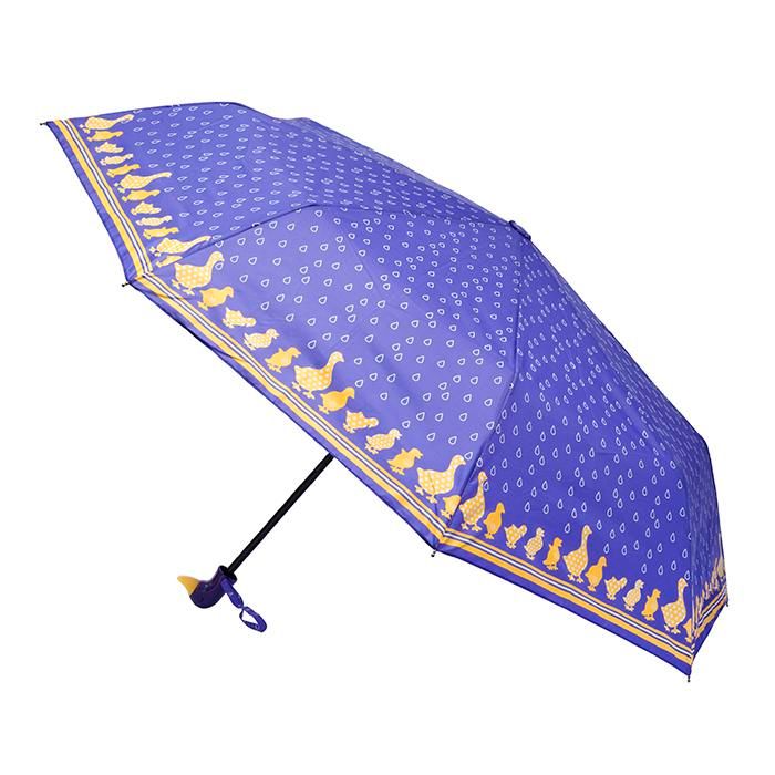 CLIFTON UMBRELLAS Hand Printed Ducks - Purple