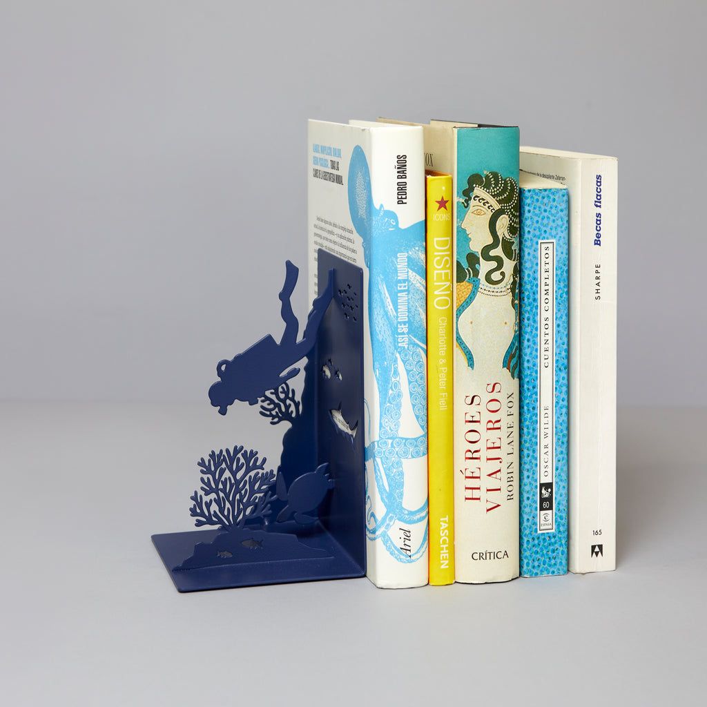 BALVI Bookend - Scuba Blue