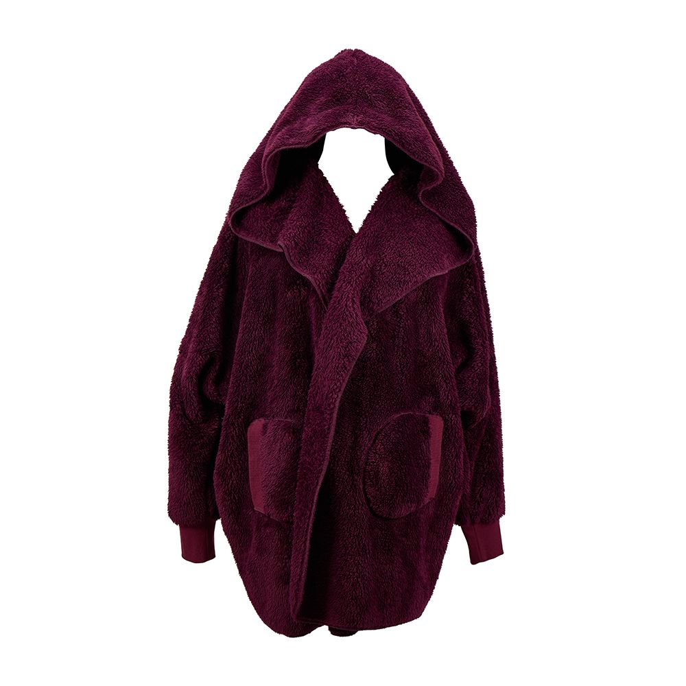 ANNABEL TRENDS Cosy Luxe Cardi - Mulberry - DISC