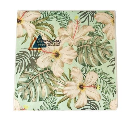 BANKSIA ROSE HOME Hibiscus Napkins - Beige 20 Pack 30 X 30CM