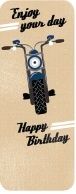 WORLD OF GREETINGS Card Everyday Birthday Male General - Blue Bike