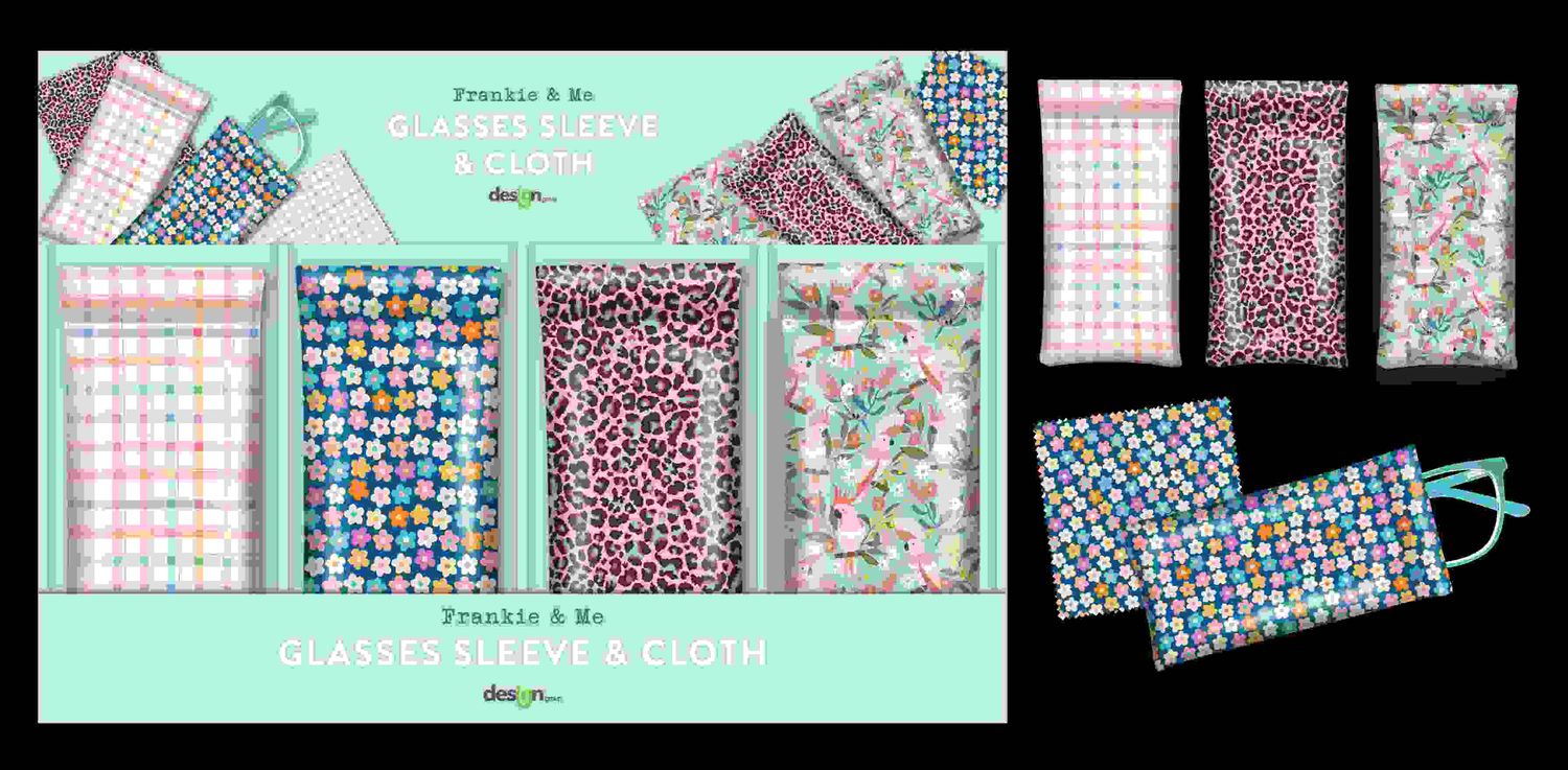 FRANKIE &amp; ME Glasses Sleeve with Cloth