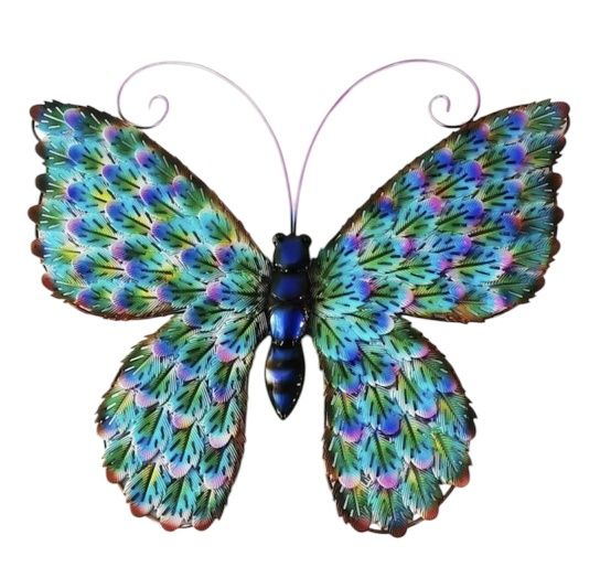 BW IMPORTS Butterfly Wall Art - 54.6x3.2x47cm