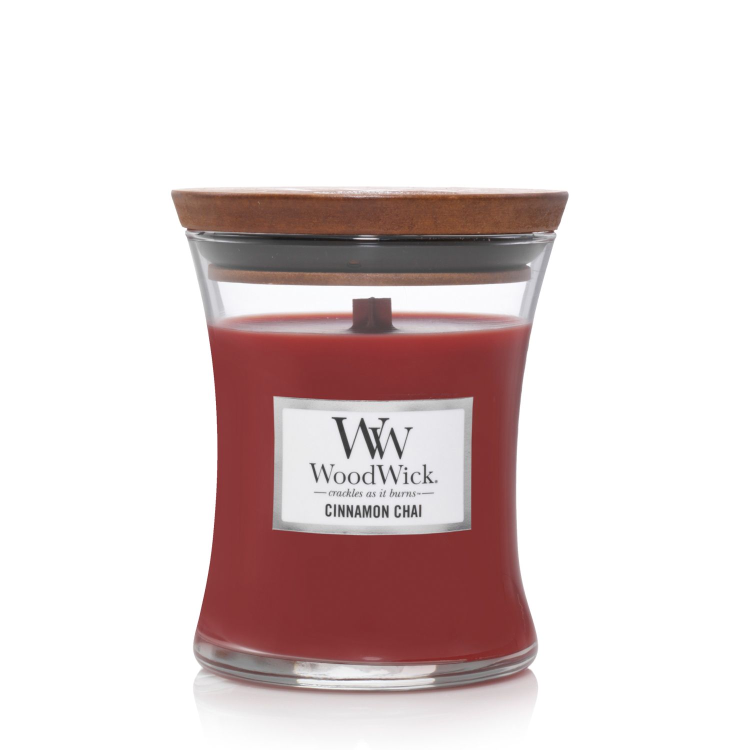WOODWICK Medium Hourglass Candle - Cinnamon Chai
