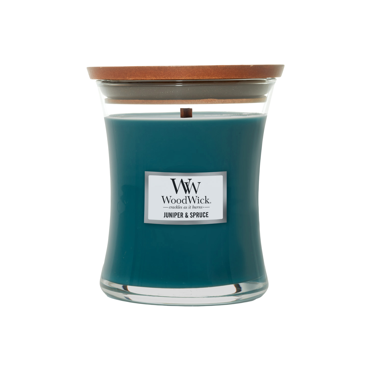 WOODWICK Medium Hourglass Candle - Juniper &amp; Spruce