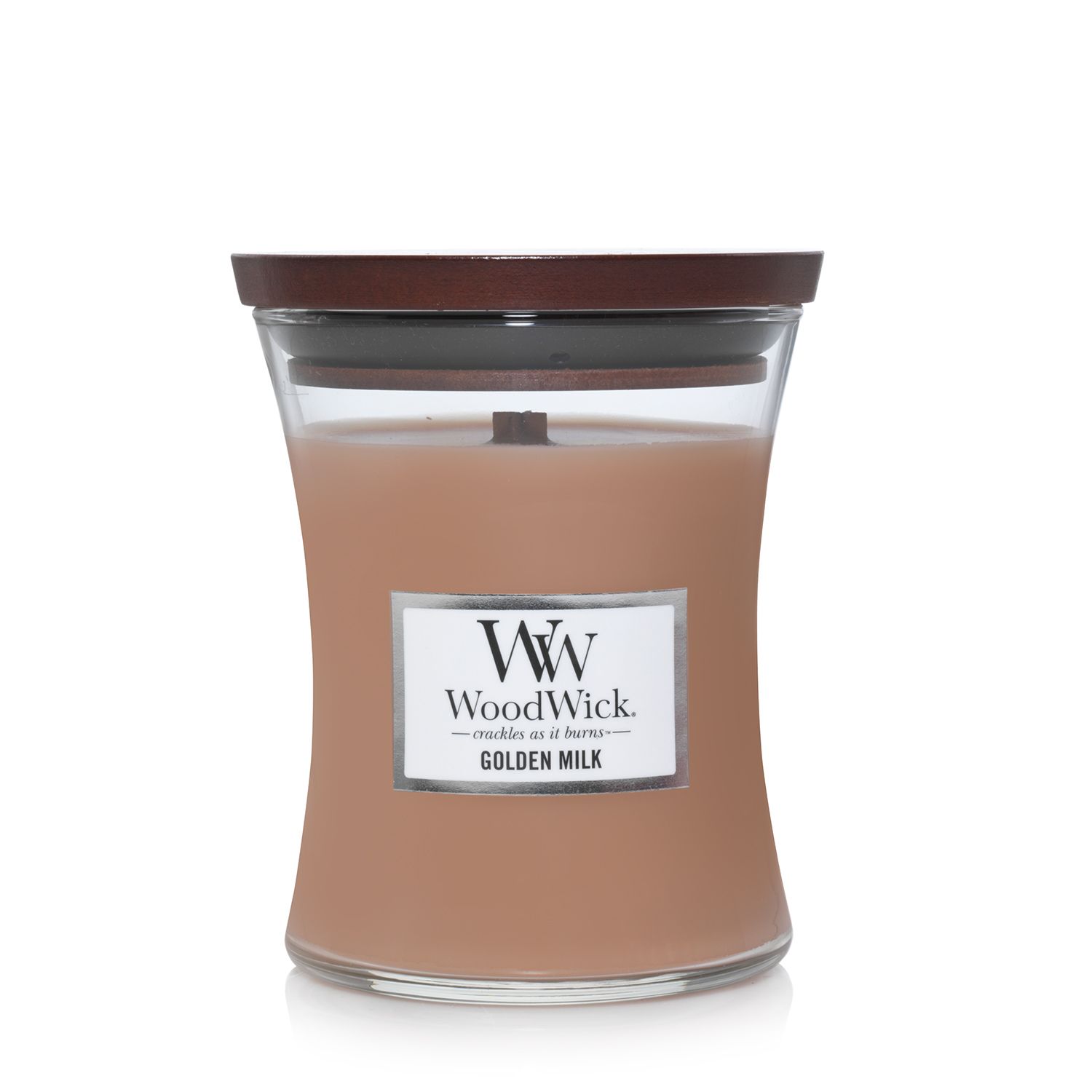 WOODWICK Medium Hourglass Candle - Golden Milk