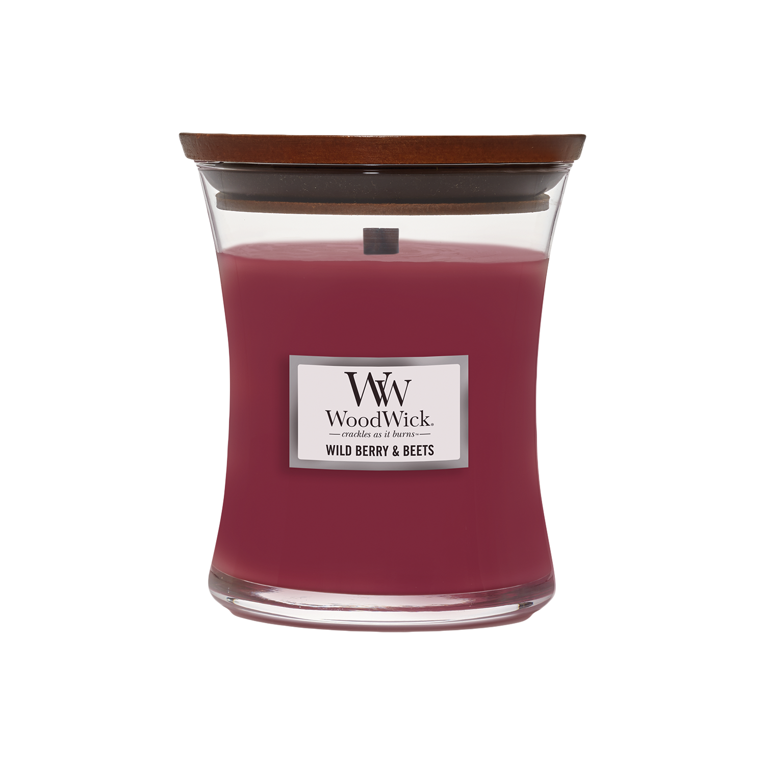 WOODWICK Medium Hourglass Candle - Wild Berry &amp; Beets